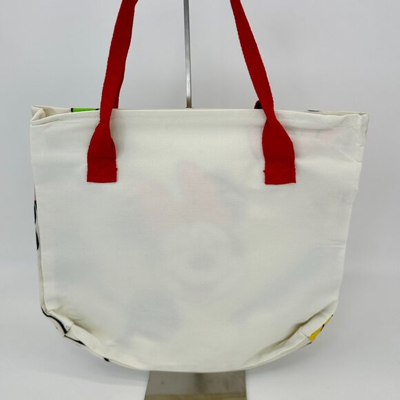NEW Cartoon Character Canvas Tote Bag Mickey Minnie Goofy Donald Daisy Print - Picture 7 of 9